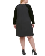 Tommy hilfiger black velvet dress hotsell